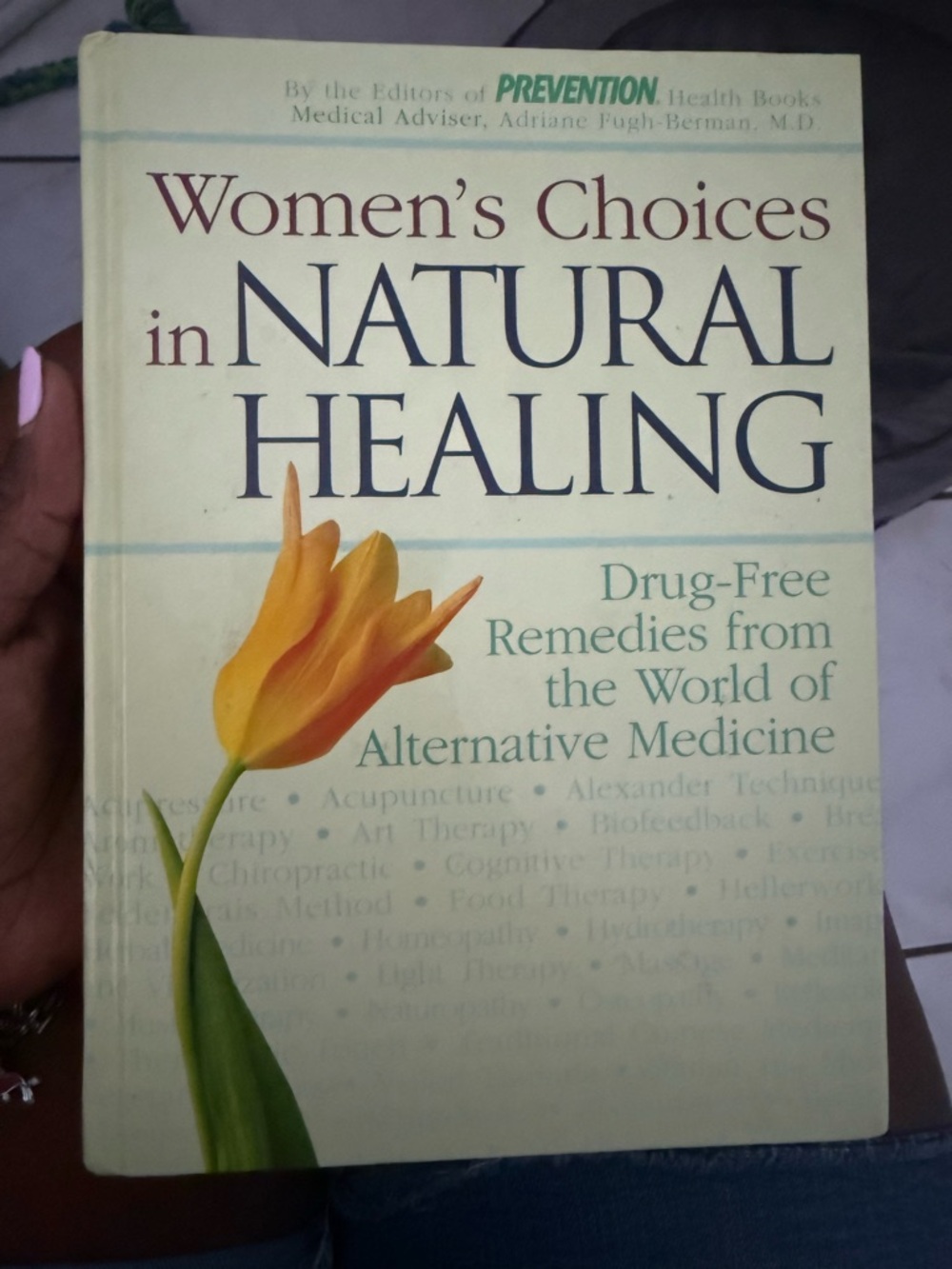Women's Choices in Natural Healing — Yellow Tulip Cover